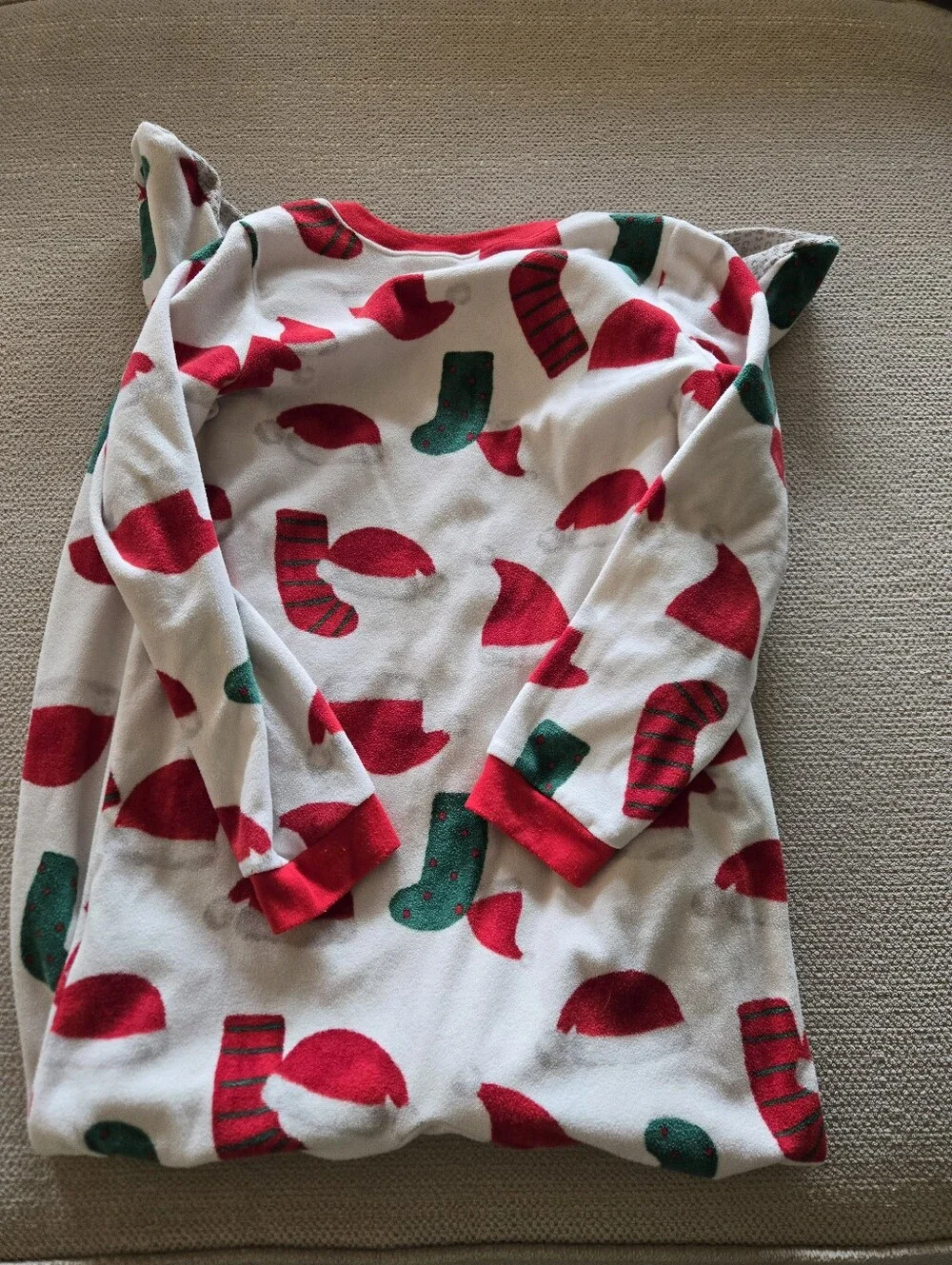 Carters Footed Christmas Pajamas sz 10